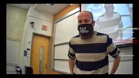 Singular Perturbation Theory (ME712 - Lecture 12)