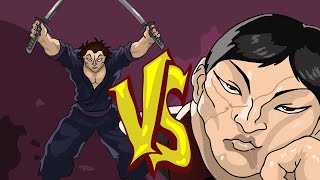 видео: Miyamoto Musashi Vs Hanayama Ханаяма против Миямото картинка: Miyamoto Musashi Vs Hanayama Ханаяма против Миямото