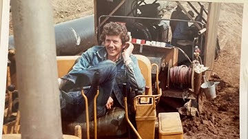 Old gas pipeline days 60s / 70s and side booms