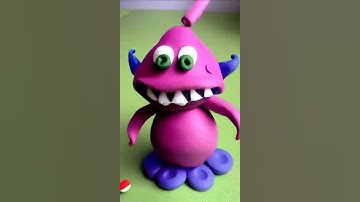 Plasticine monsters | Stable Diffusion 1.5 seed travel clip