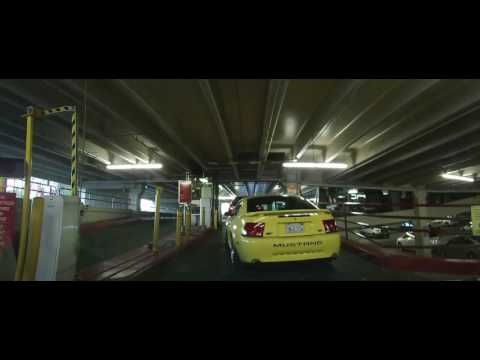 Driving into the Parking Garage at The California Hotel - Las vegas