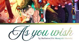 As You Wish | Color Coded ROM/ENG/VIE Lyrics | Obey me! Barbatos (VA: Masayuki Harada) | Vietsub