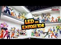 DICA! LED para Expositor dos Action Figures fácil de instalar recarregável e magnético!