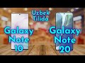 Galaxy Note 10 va Galaxy Note 20 O&#39;zbek Tilida