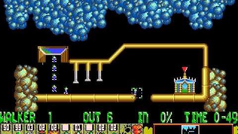 DOS Oh No! More Lemmings Havoc 10 Flow Control