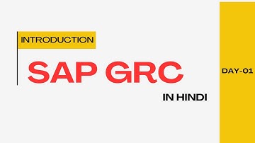 Introduction to SAP GRC | SAP Governance, Risk & Compliance Overview