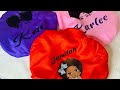 How to Customize your Satin Bonnets with Cricut start to finish