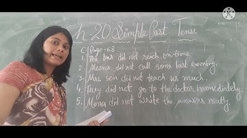 Class 4 (Cordova English Grammar)Ch- 20 Simple past tense