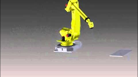 FANUC R-2000iB robot - Autodesk Inventor Animation