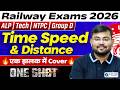 🚆Railway Exams 2026 | Maths Time Speed &amp; Distance One Shot Revision 🚀 | Maths by Sahil sir