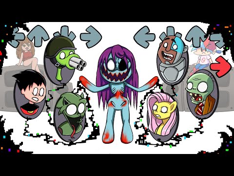 THE BEST FNF MUSIC GLITCH STORIES: Pibby and FNF characters in different universes | FNF animation
