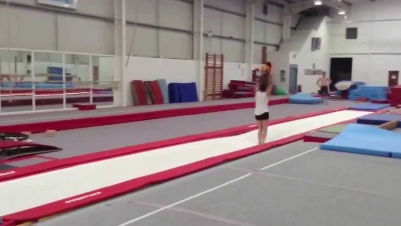 Datum Nøgle kedel Jess Nicholson - Tumbling Practice for Gymnastics Floor - YouTube