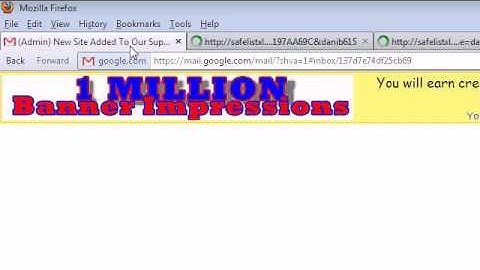 How to click for safelist credits