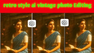 Retro style ai vintage photo Editing 😱 screenshot 1