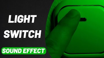 Light Switch Sound Effect Stereo High Quality 96kHz