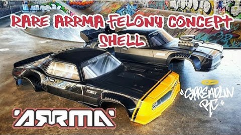 Rare Arrma Felony 6s Concept Shell Body RC