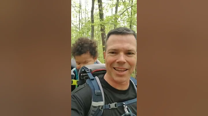 Brian and Rowen hiking
