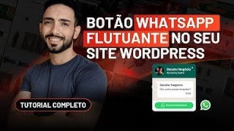 Aprenda a Colocar um BOTÃO DO WHATSAPP Flutuante no Elementor WordPress | Tutorial Completo