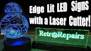 Making an Edge Lit Sign with a K40 Laser Engraver