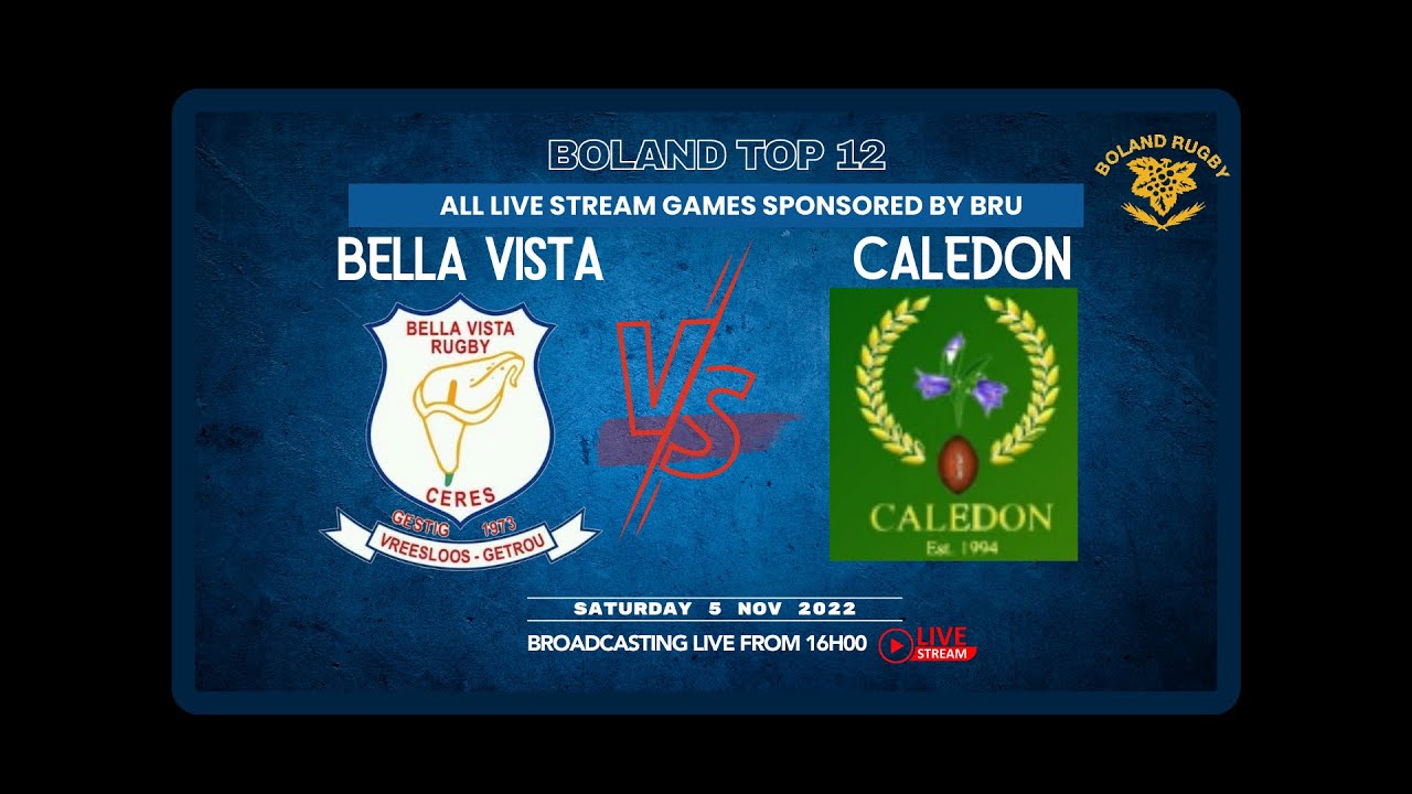 Boland Top 12 Bella Vista vs Caledon