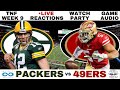 NFL TNF WEEK 9: Green Bay Packers vs San Francisco 49ERS: Game Audio/Scoreboard/Reactions