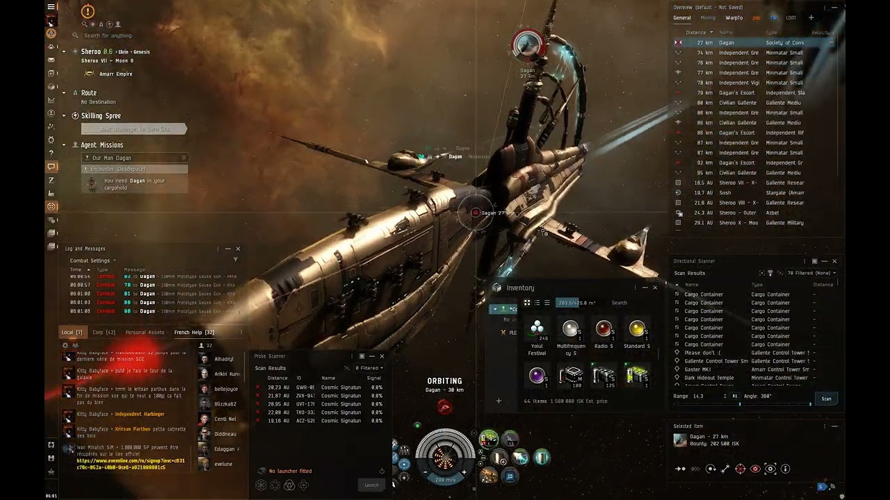 EVE ONLINE FR : FIN DE L ARC EPIC SOE + KILL DAGAN