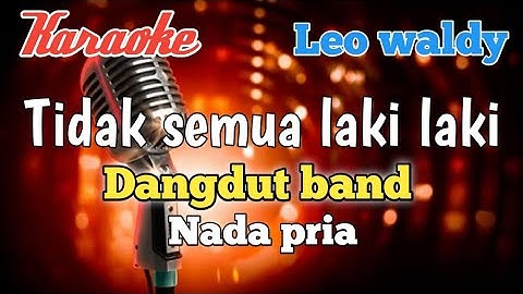 Tidak semua laki laki - Leo waldy | Karaoke nada pria