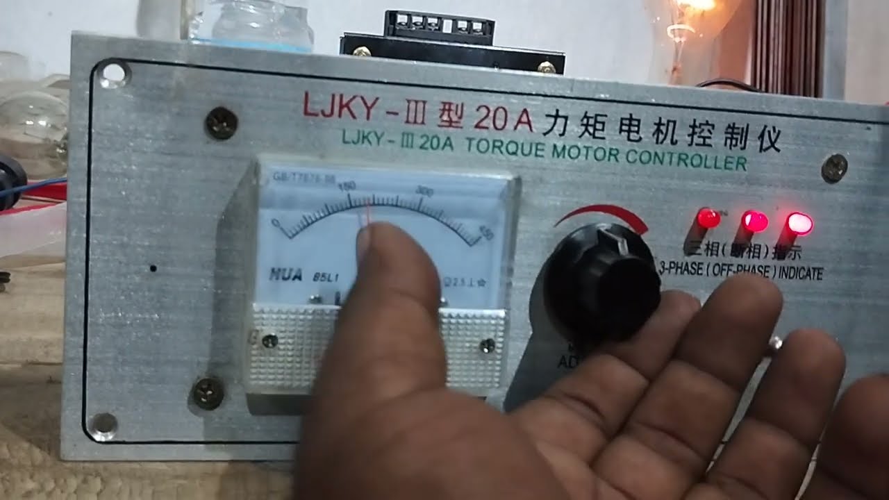 LJKY-III 20A Ac 380v Three 3- Phase Torque Motor Speed Controller