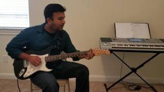 Video thumbnail of "Minungum Minnaminuge (Guitar Solo) Oppam-Shebin K. George"