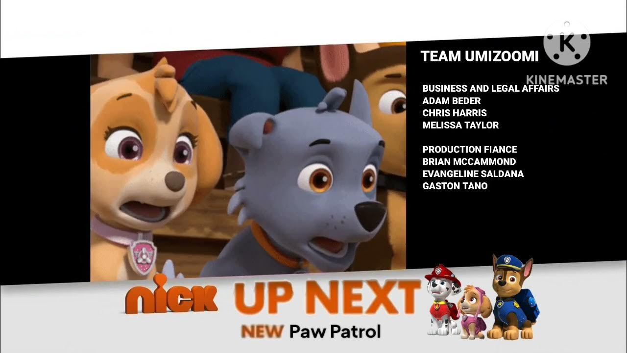 Nickelodeon Playdate Split Screen Credits Paw Patrol Promo March (2013