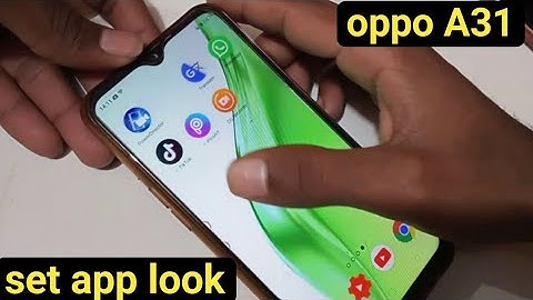 How to set app lock in oppo A31, oppo ke mobile me app lock Kaise lagaen