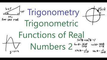 Trigonometric Functions of Real Numbers 2 Finding all Trig Functions given a value of t