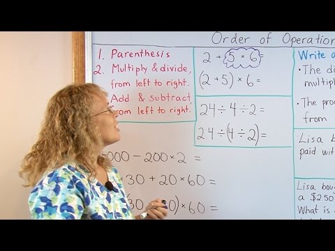 Order of operations