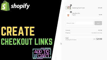 Shopify Tutorial: How to Manually Create Checkout Links