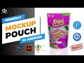 Cara Membuat Mockup Kemasan Pouch Di Android | Pixellab Tutorial