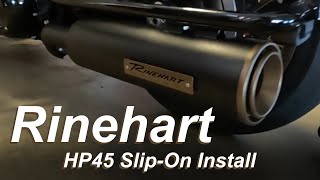 Installing Rinehart HP45 Mufflers on the 23 Road Glide ST