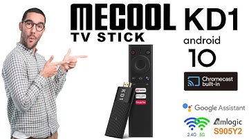 2021 MECOOL KD1 TV Box Android 10 Google Certified TV Stick pk Mi TV Stick