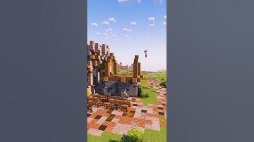 Building an Archery House Design in Minecraft #shorts