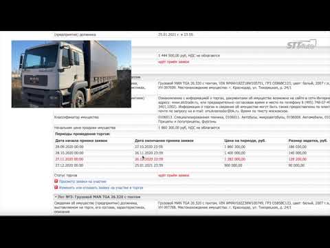 Аукцион банкротов в
