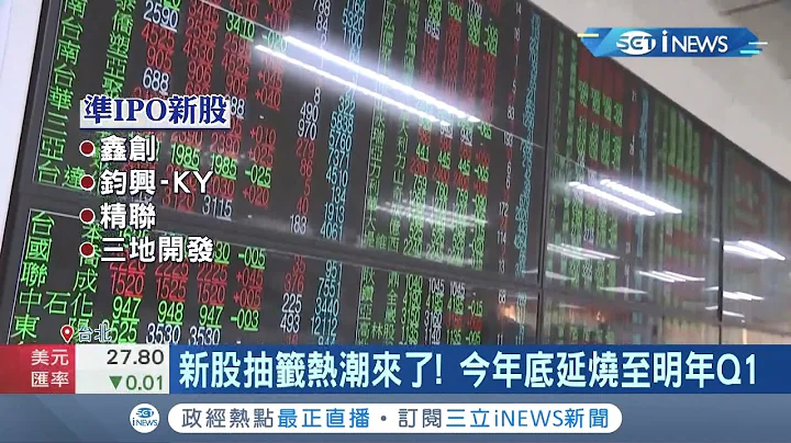 新股抽籤熱潮！力積電將在12月初上市承銷價為49.88元 董座黃崇仁自曝訂價策略 希望投資人高興 抽中一張估賺2萬元 │記者 李雯珂 楊超丞│【台灣要聞】20211124│三立iNEWS - 天天要聞