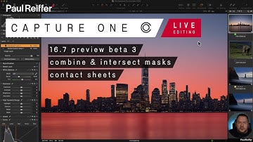 Capture One 16.7 Beta 3 - Intersect & Combine Masks, Contact Sheets - Live Edits : 21st October 2025