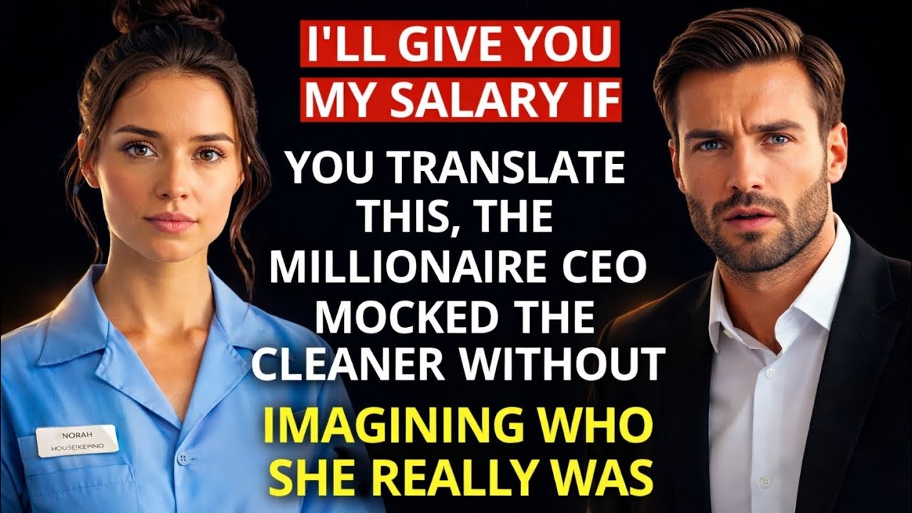 “I’ll Give You My Salary If…” CEO Humiliates Cleaner & Instantly Regrets It