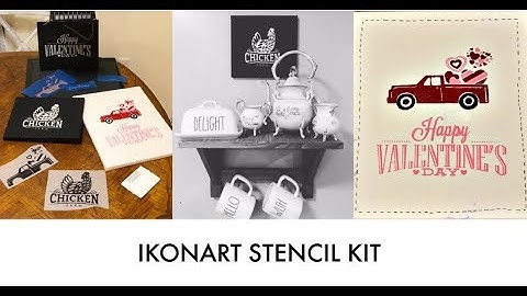 IKONART STENCIL KIT | HOW TO MAKE YOUR OWN STENCILS