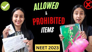 Mandatory Documents to Carry on 7th May | Prohibited items #neet2023 #neet #update