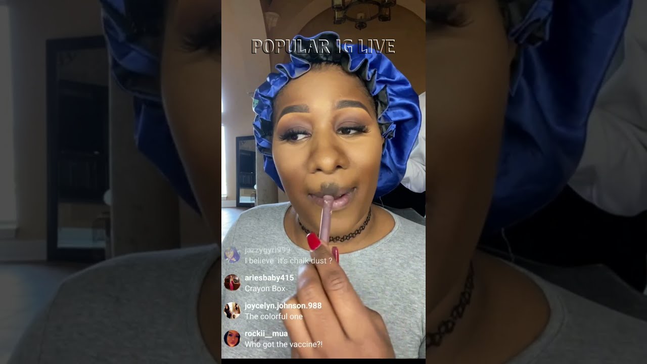 Wuzzam Supa ig live Makeup Time