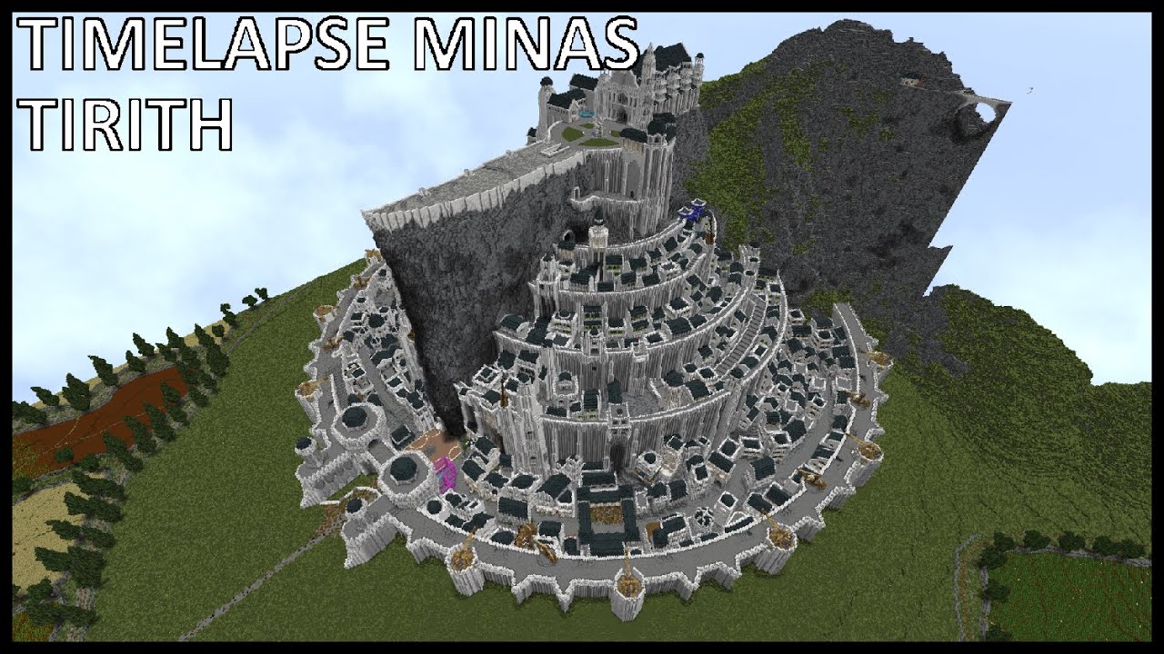 Minecraft: EPIC Minas Tirith - Timelapse 