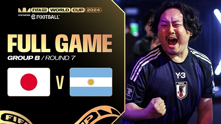 FeWCeFootball Console | JAPAN v ARGENTINA | GROUP B | R7  FULL MATCH