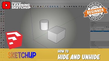 Sketchup How To Hide And Unhide