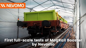 First autonomous freight wagon for rail | MagRail Booster by Nevomo