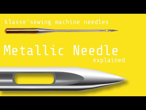 What is an Embroidery needle? Klasse' Sewing Machine Needles - Embroidery  Needles Explained 